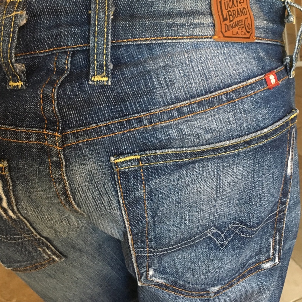 Lucky Brand Women's Boot Cut Jeans in Medium Blue Denim